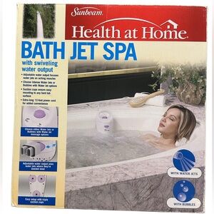 SUNBEAM SPA Health at Home Bath water, Jets bubbles New swiveling water output